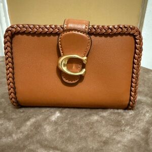 Coach Tabby  Wallet with. Braid Trim